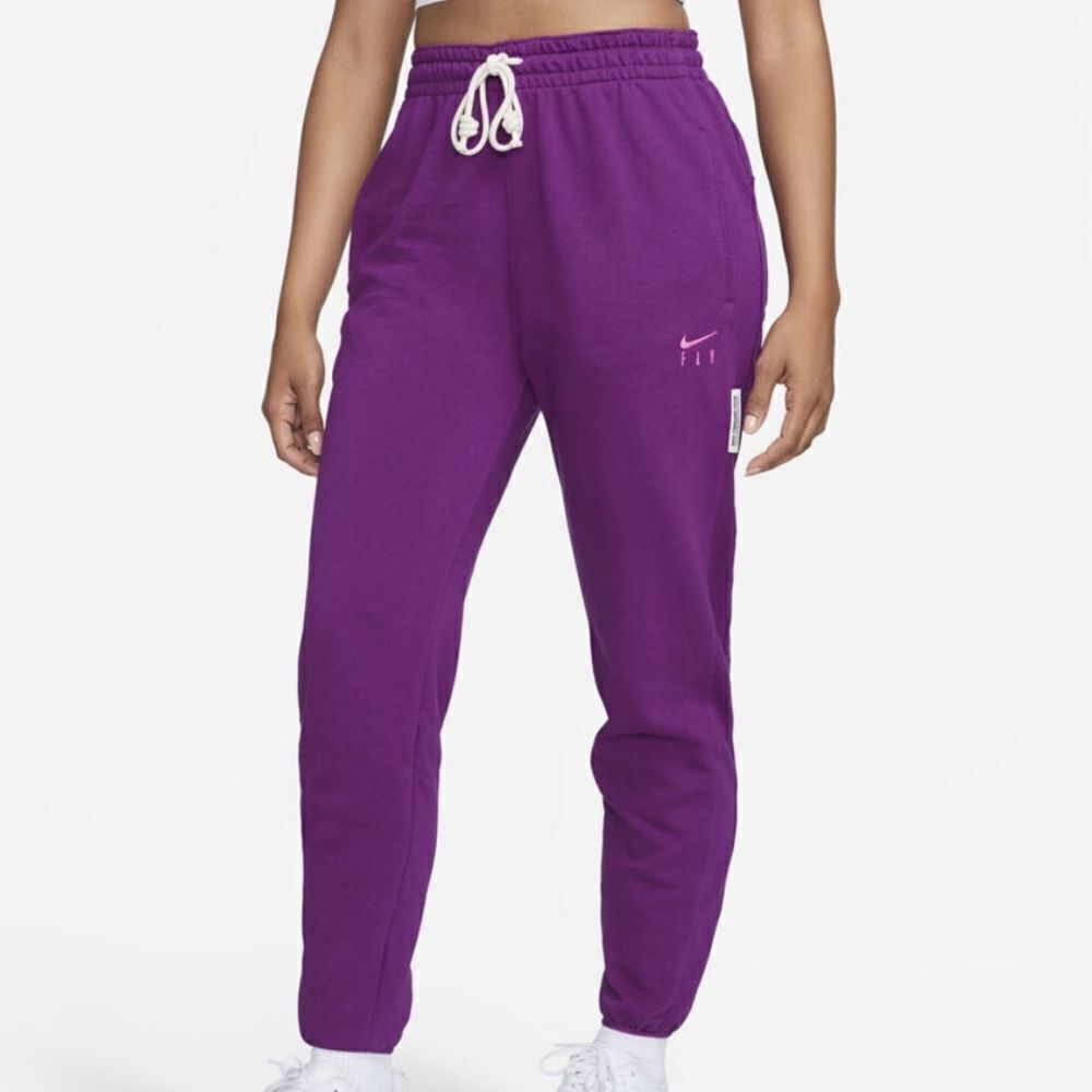 NWT Nike DRI-FIT Swoosh Fly Basketball Pants Viotech Women XL(DA6465-503)MSRP$80
